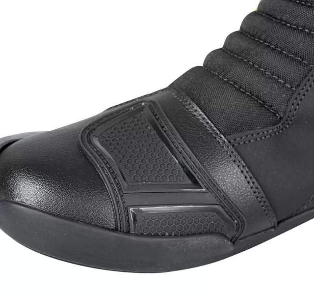 Motorcycle Boots W-TEC GlamCE - Black-Fluo Yellow