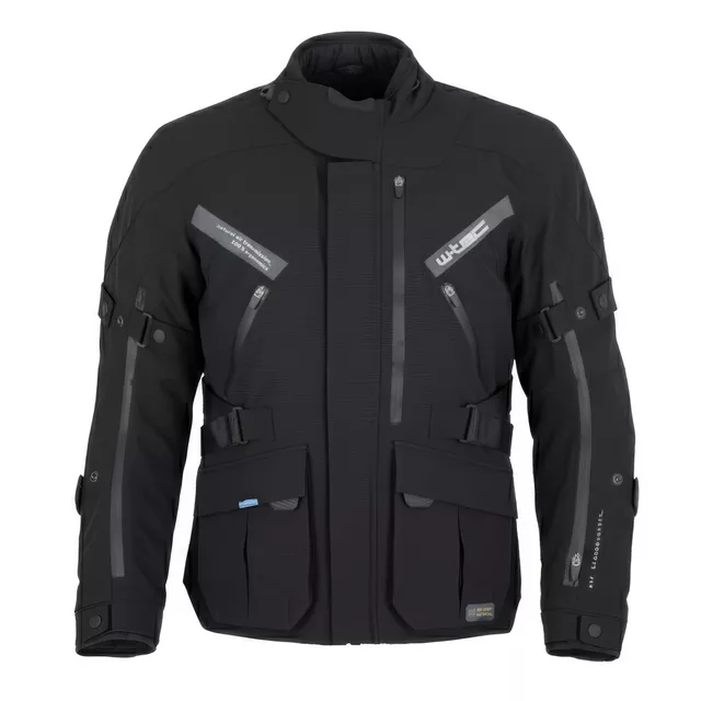 Motorcycle Jacket W-TEC Nykolas - Black - Black