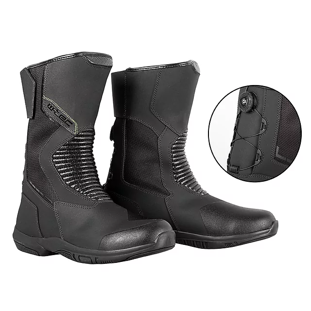 Motorcycle Boots W-TEC Boarto - Black - Black