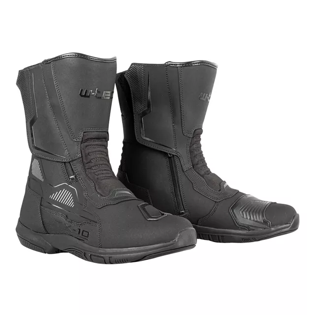 Motorcycle Boots W-TEC Tixten - Black - Black