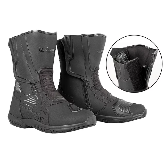 Motorcycle Boots W-TEC Tixten - Black