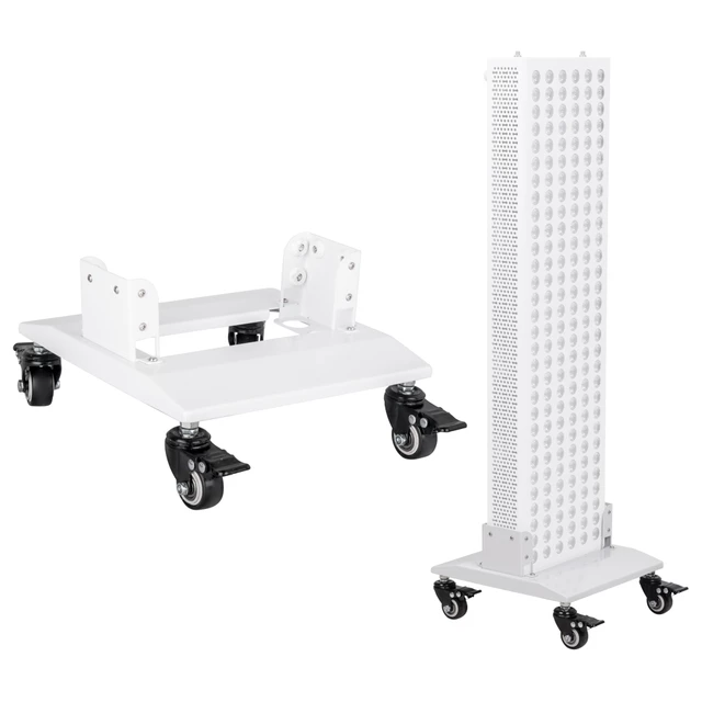 Stand w/ Wheels for Red LED Light Therapy Panel inSPORTline Brister - White - White