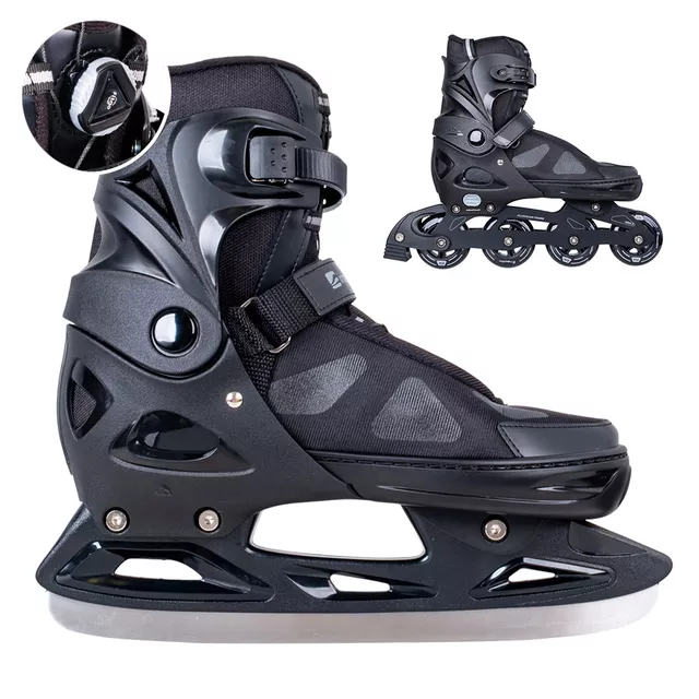 2-in-1 Skates w/ Tightening Dial inSPORTline Noctys