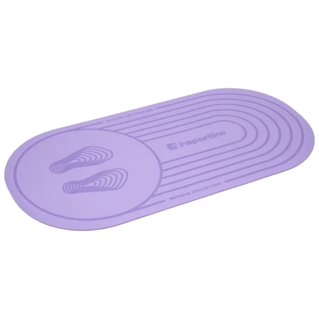 Exercise Mat inSPORTline Ampfinity 123 × 60 × 0.6 cm - Purple
