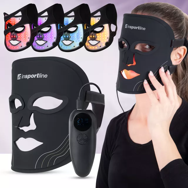 LED Infrared Light Therapy Face Mask inSPORTline Radora