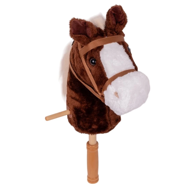 Hobby Horse w/ Wheels inSPORTline Arklino - Dark Brown