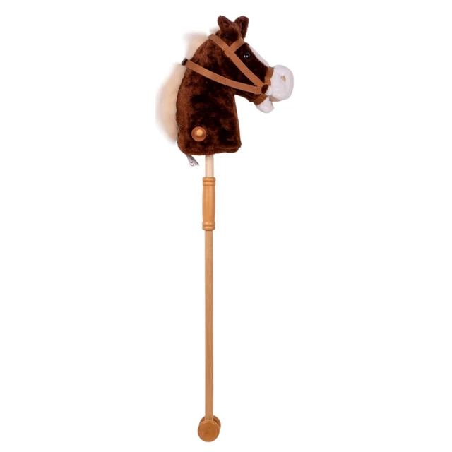Hobby Horse w/ Wheels inSPORTline Arklino - Dark Brown