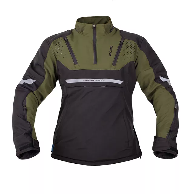 Men’s Softshell Motorcycle Jacket W-TEC Annorack - Khaki-Black