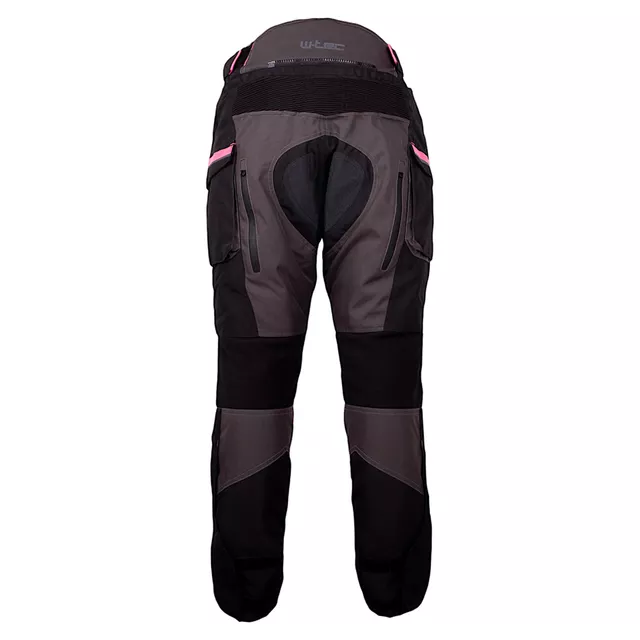 Women’s Motorcycle Pants W-TEC Barbata - černo-šedo-růžová