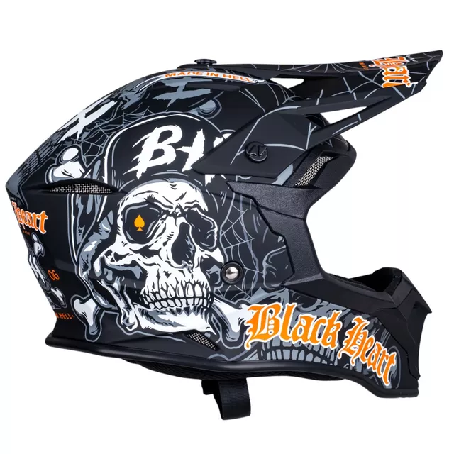 Motocross Helmet W-TEC Black Heart Harzdorf