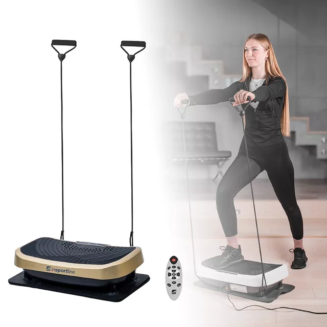 Vibration Platform inSPORTline Devyn - champagne