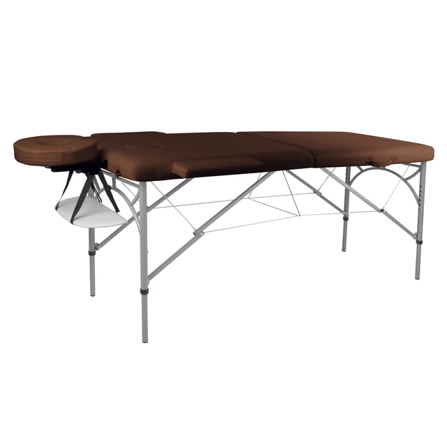 Massage Table inSPORTline Tamati 2-Piece Aluminium - Brown - Brown