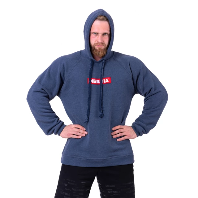 Men’s Hooded Sweatshirt Nebbia Red Label 149 - világoskék