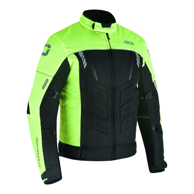 Men’s Motorcycle Jacket BOS/WD Motorsports Vegas 1.0 - Neon