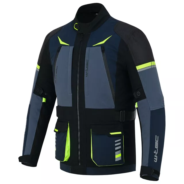 Motorcycle Jacket W-TEC Modock - Black-Blue