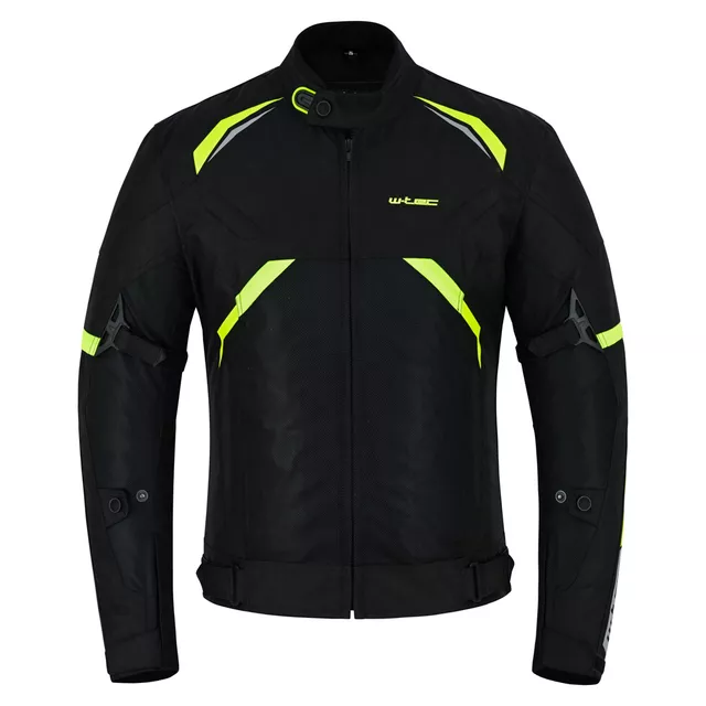Motorcycle Jacket W-TEC Timuco - Black-Fluo