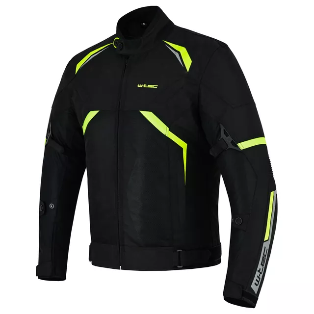 Motorcycle Jacket W-TEC Timuco - Black-Fluo