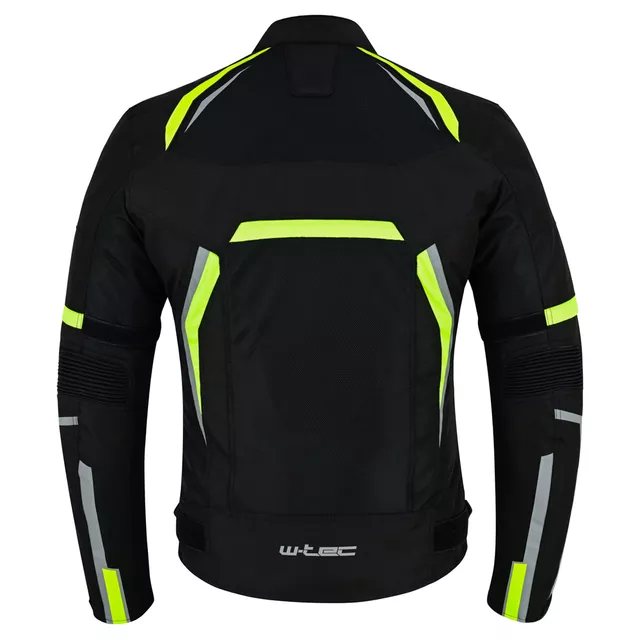 Motorcycle Jacket W-TEC Timuco - Black-Fluo