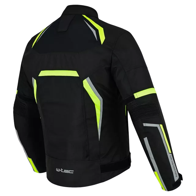 Motorcycle Jacket W-TEC Timuco - Black-Fluo
