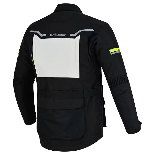 Motorcycle Jacket W-TEC Warao - Black-Fluo