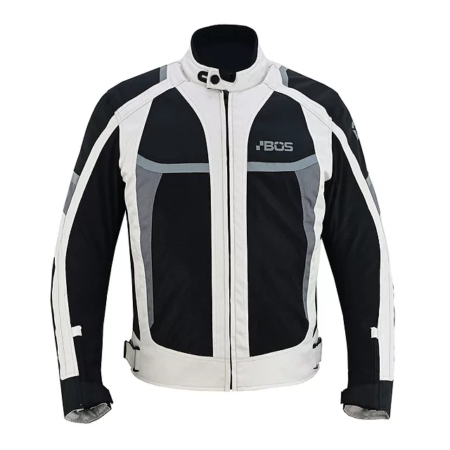 Men’s Motorcycle Jacket BOS Libera - Black - Gray
