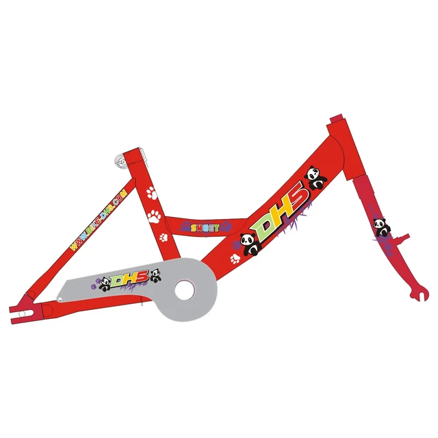 Kids bike DHS Sweet 1402 - model 2011 - Red