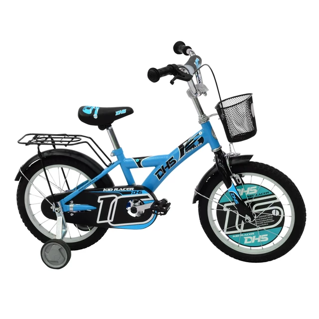 Children bike DHS 1601 Kid Race 16" - model 2013 - Blue