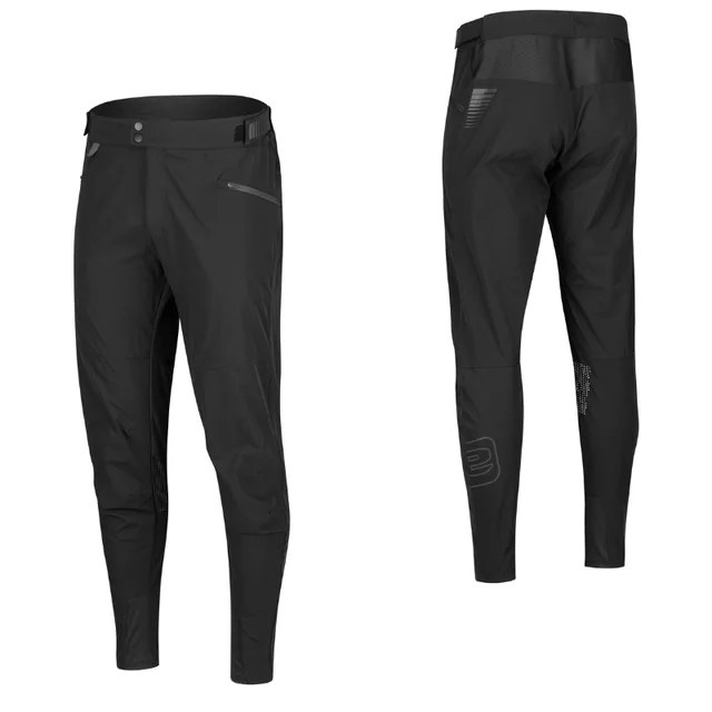 Men’s Loose‑Fit Cycling Pants Etape Enduro - Black - Black
