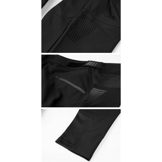 Men’s Loose‑Fit Cycling Pants Etape Enduro - Black