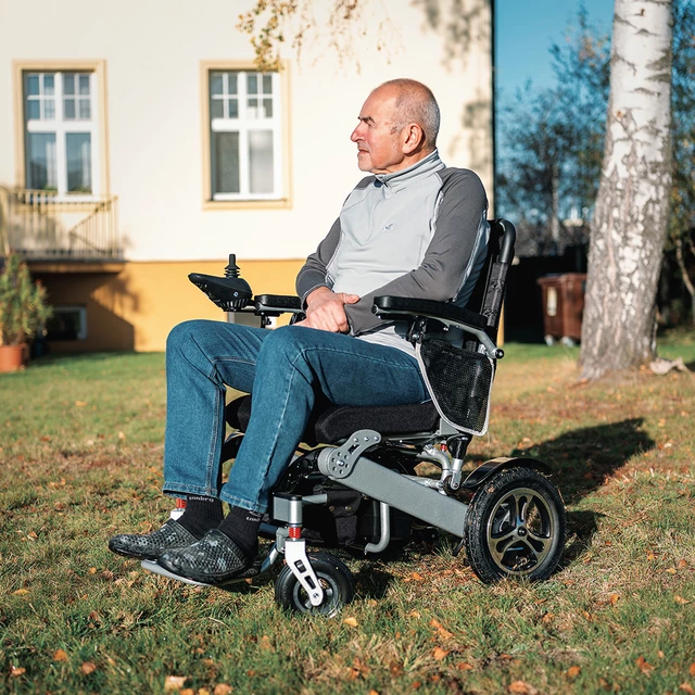 Electric Wheelchair inSPORTline Hawkie II 700 W - Silver