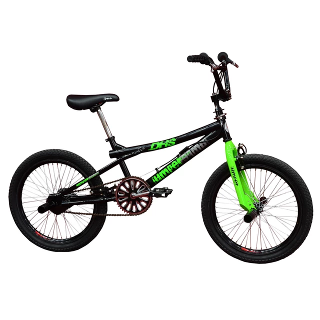 DHS Jumper 2005 Freestyle Bike - model 2012 - Black-Green