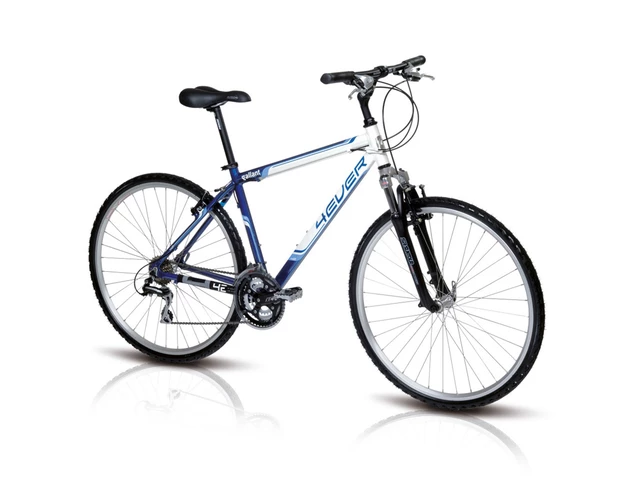 Cross bike 4EVER GALLANT V-Brake 2011 - White-Blue