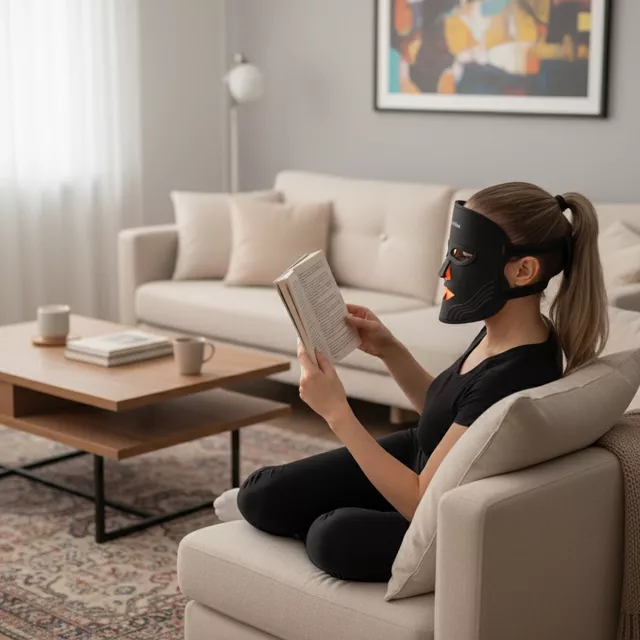 LED Infrared Light Therapy Face Mask inSPORTline Radora