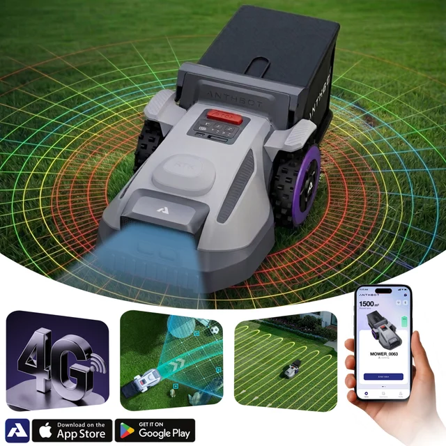 Wireless Robotic Lawn Mower Anthbot N8 (1,500 m²)