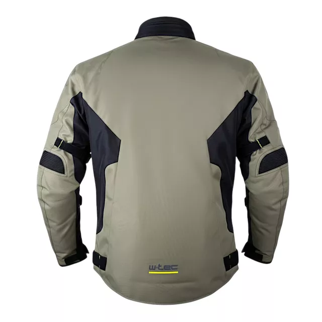 Touring Motorcycle Jacket W-TEC Karmal - černo-olivově zelená