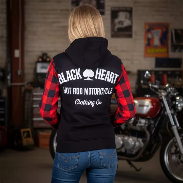 Women’s Motorcycle Hoodie W-TEC Black Heart Ramforge Lady