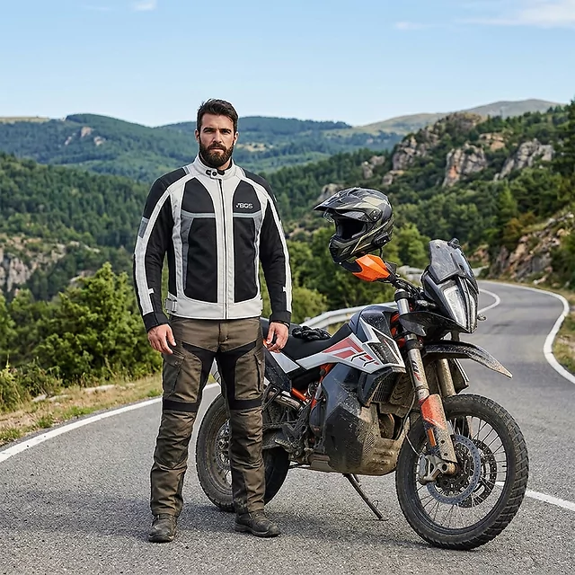 Men’s Motorcycle Jacket BOS Libera - Black