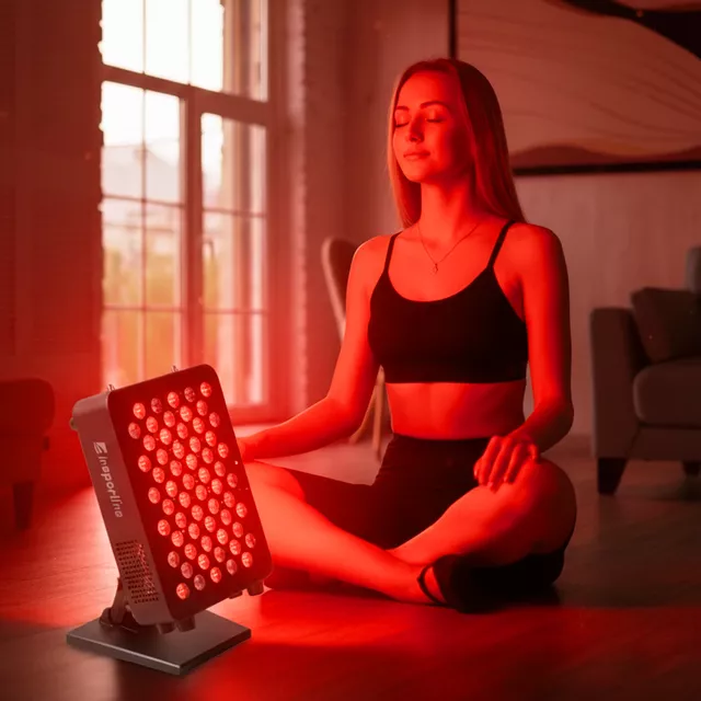 Red LED Light Therapy Panel inSPORTline Katuni - Black