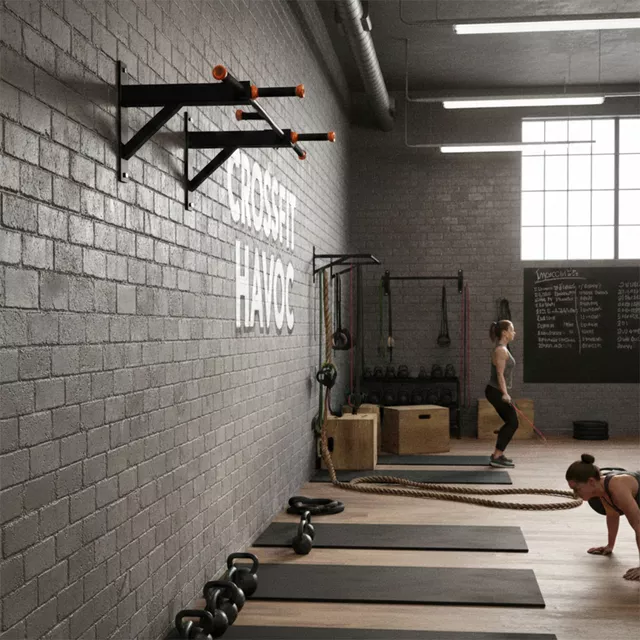 Wall-Mounted Pull-Up Bar inSPORTline Wallibor