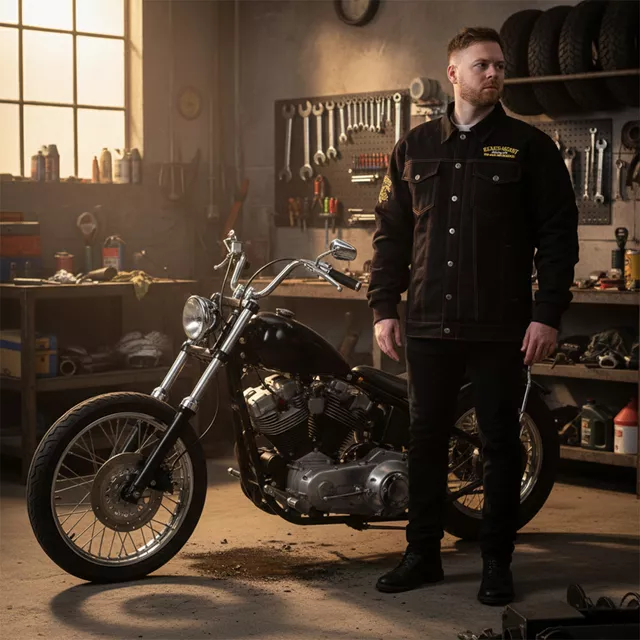 Motorcycle Jacket W-TEC Black Heart Reeftor - Black