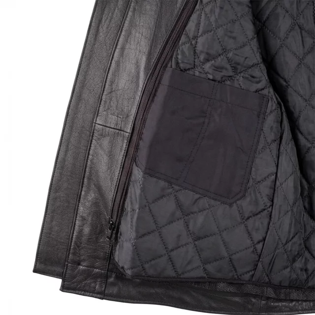 Leather Motorcycle Jacket W-TEC Murayo II - Black
