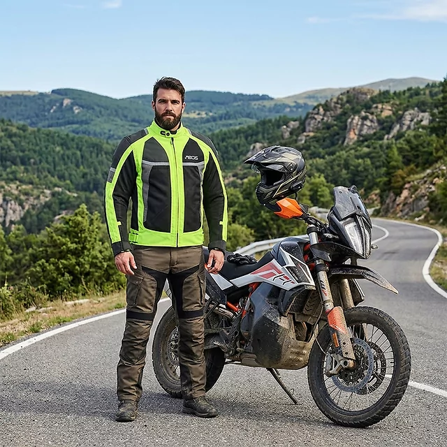 Men’s Motorcycle Jacket BOS Libera - Black