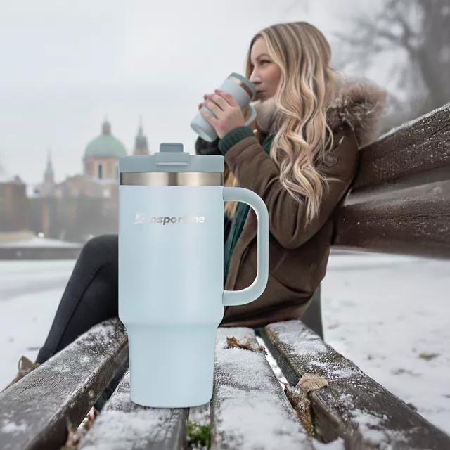 Insulated Tumbler inSPORTline Natticino 470 ml - Blue