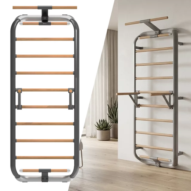 Wall Bars inSPORTline Wootkit 220 x 86 cm - Grey - Grey