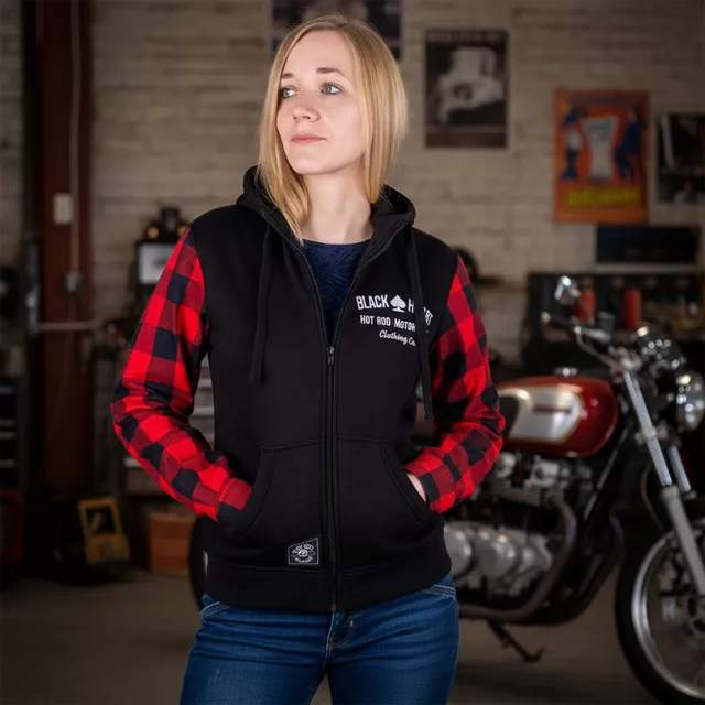 Women’s Motorcycle Hoodie W-TEC Black Heart Ramforge Lady