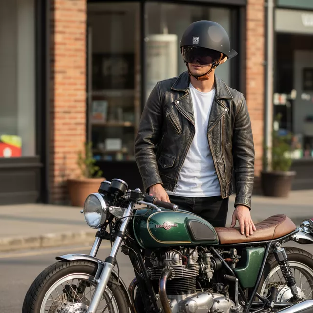 Open-Face Retro Helmet W-TEC Dazeck