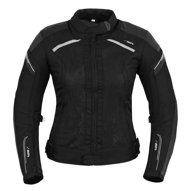 Women’s Summer Textile Motorcycle Jacket BOS Aylin - Black