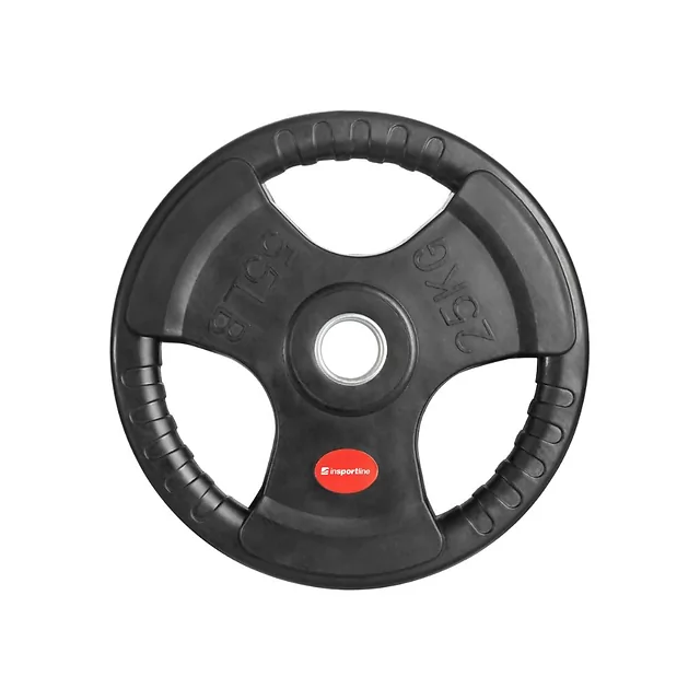 Rubber-Coated Olympic Weight Plate inSPORTline Graton OL 25 kg 50 mm