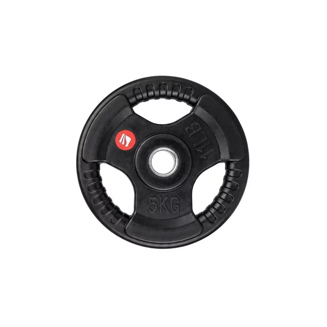 Rubber-Coated Weight Plate inSPORTline Graton 5 kg 30 mm