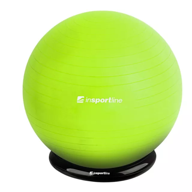 Exercise Ball inSPORTline Top Ball 75 cm w/ BallBase - Blue - Green